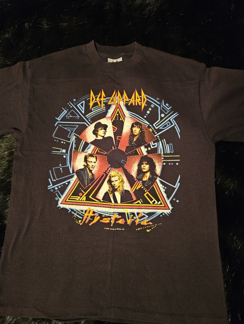 (GOOD CONDITION) 1988 Def Leppard Band Tee